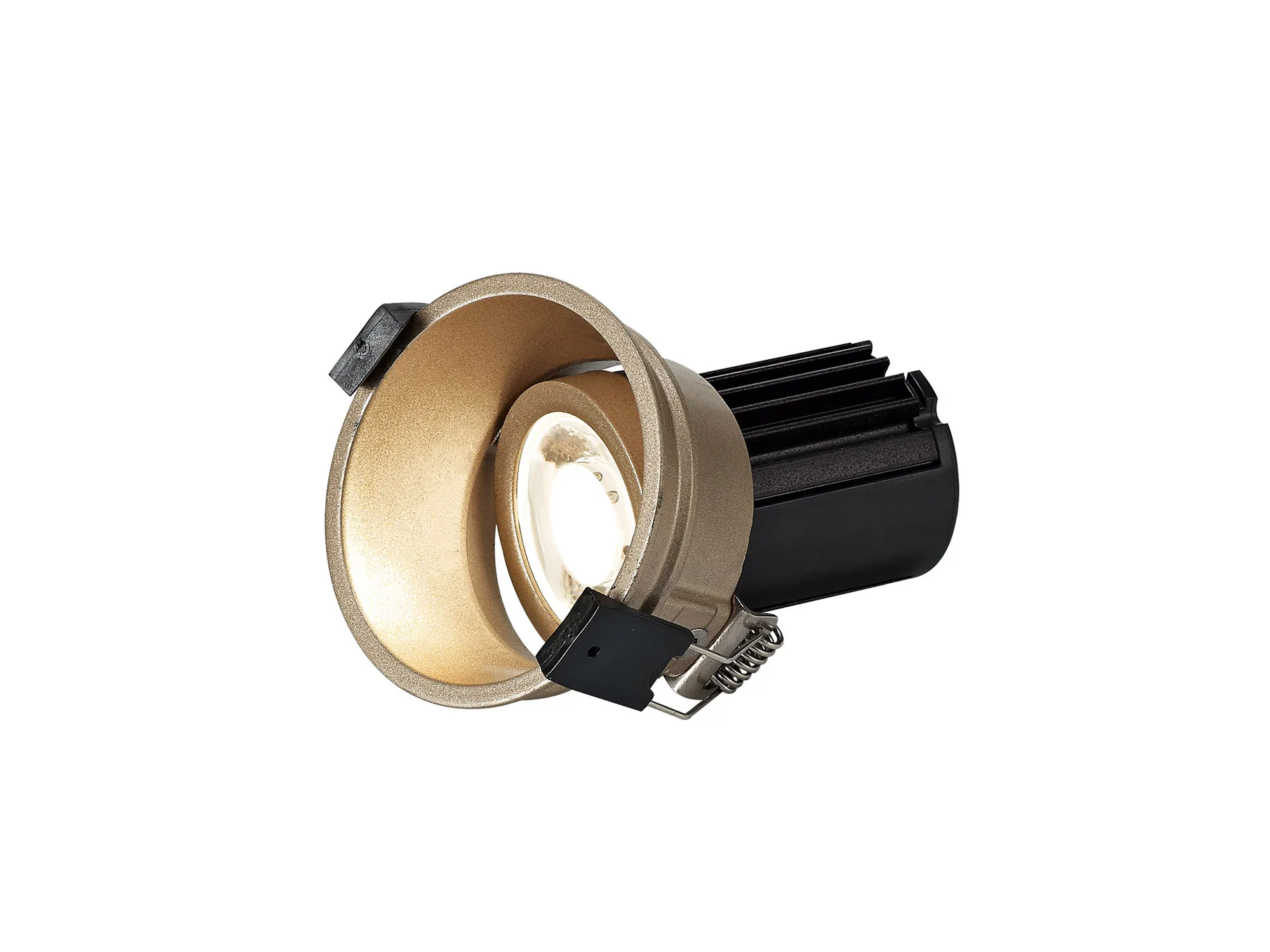 Bania A 10 Tridonic Powered 10W 2700K 760lm 36° CRI>90 LED Engine Gold Adjustable Recessed Spotlight; IP20